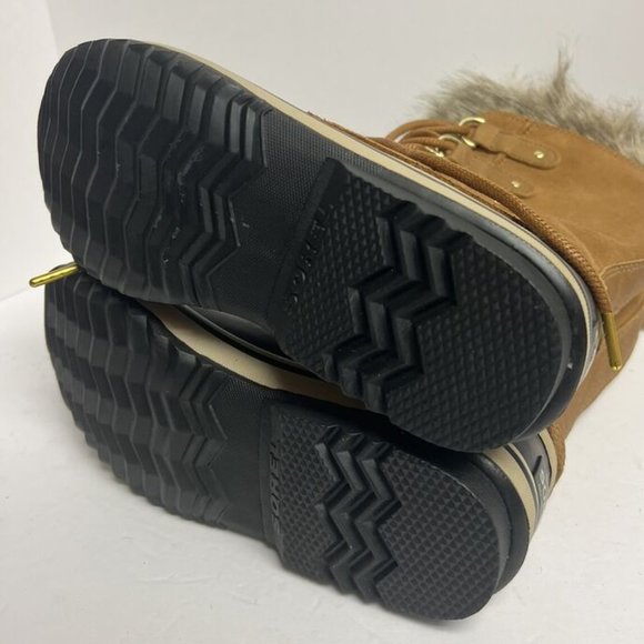 Sorel Women's Joan Of Arctic Waterproof Winter Boots Brown, Size 8M - Picture 5 of 6